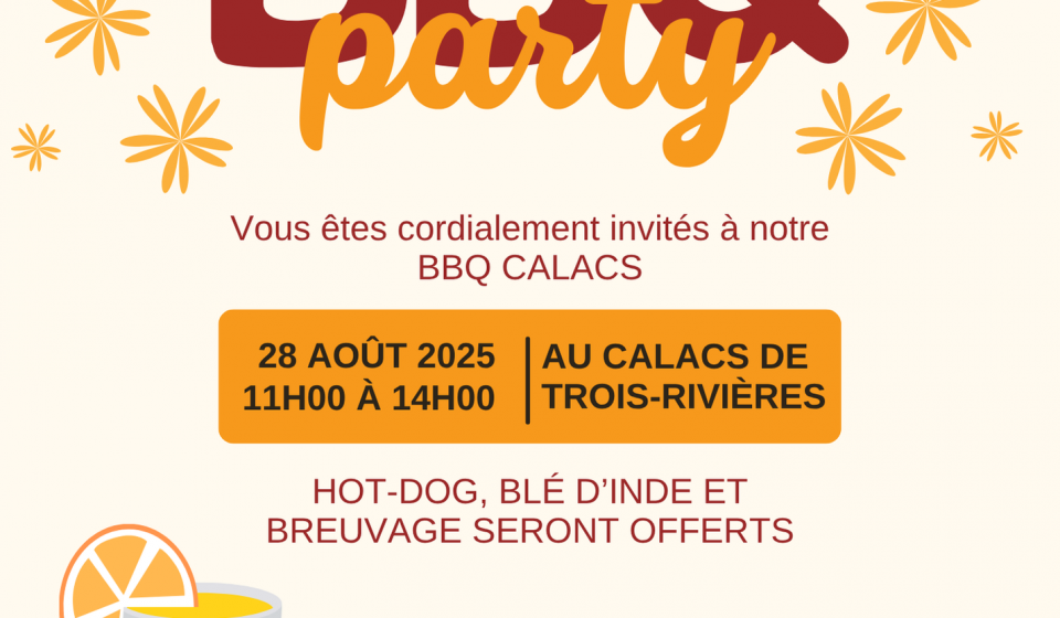 BBQ CALACS 28 août